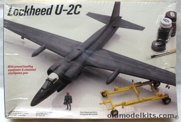 Testors 1/48 Lockheed U-2C Spyplane - NASA / Black USAF-CIA / Camo USAF, 507 plastic model kit
